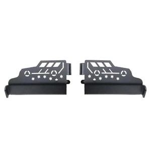 SKUNTUGUANG 랭글러용 2PCS 도어 힌지 풋 페그 스틸 프론트 2007-2020 랭글러 JK JKU JL JLU용