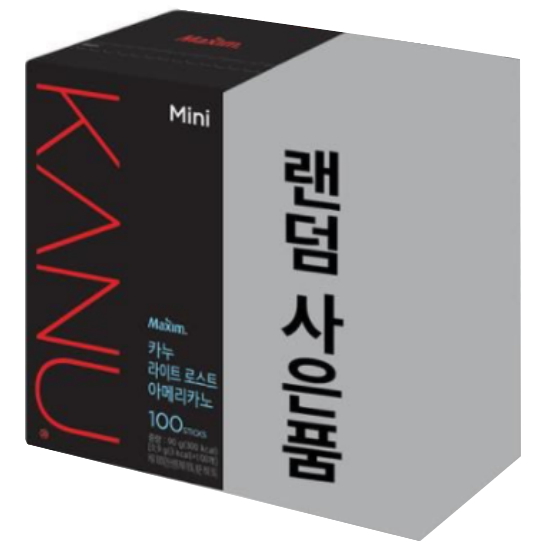 동서식품 카누 미니 라이트 로스트 아메리카노 100개입 (2개)_이미지