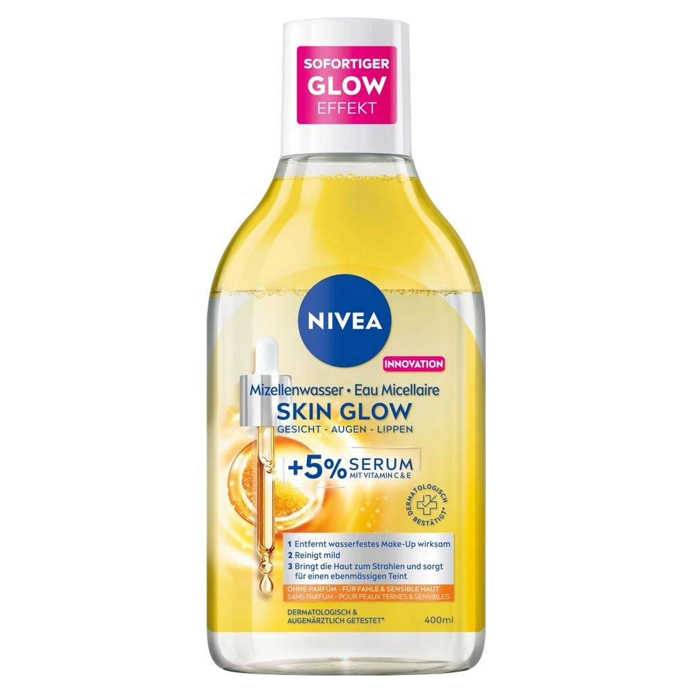  니베아 미셀라 클렌징 워터 스킨 글로우 400ml [1개]