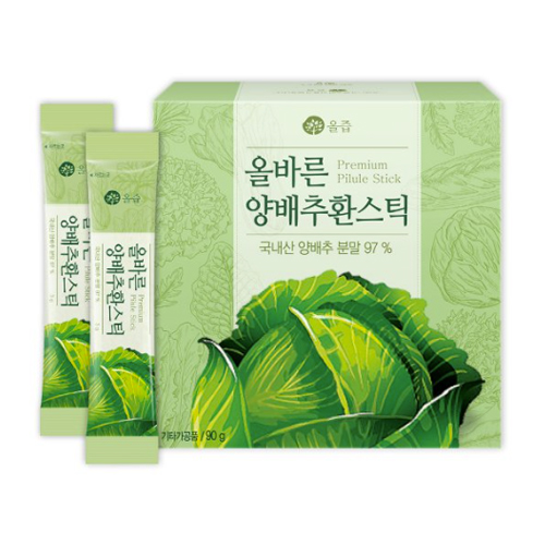 올즙 올바른 양배추환스틱 3g 30포 (2개)