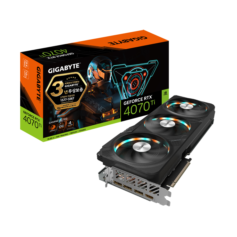GIGABYTE 지포스 RTX 4070 Ti GAMING OC D6X 12GB 제이씨현_이미지