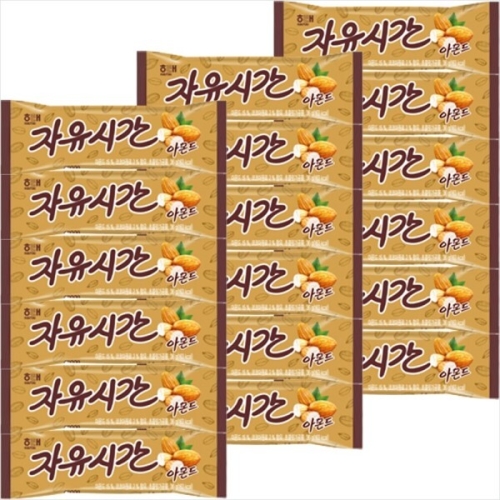 해태제과 자유시간 아몬드 36g (18개)