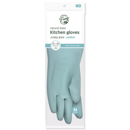 FROG 라텍스 컴포트 고무장갑 (중)