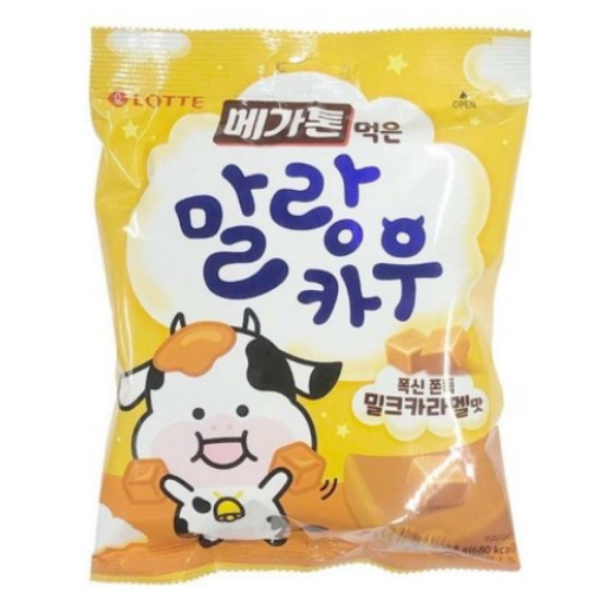 롯데웰푸드 말랑카우 메가톤 밀크 카라멜맛 158g (1개)_이미지