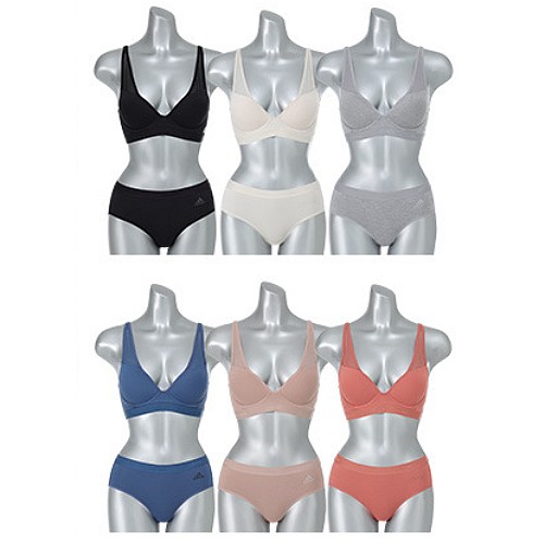 아디다스 4차 컴피 서포트핏 와이어리스 브라팬티 12종 AOFYBEM01 (6세트)_이미지