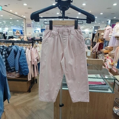 치크 sh06 하트자수 커브드 팬츠 CKTC2611G_이미지