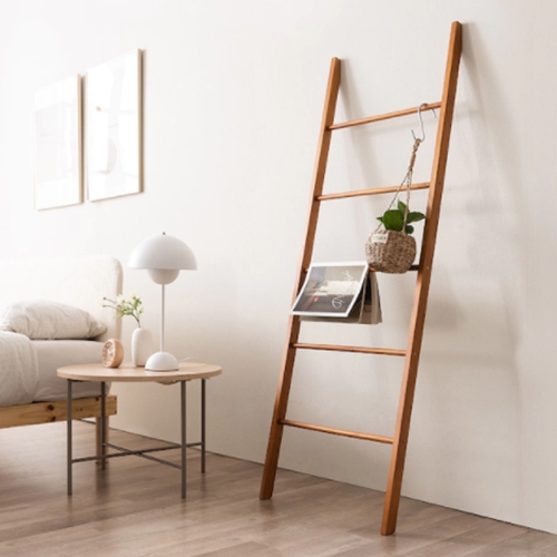 아씨방 네오 원목 사다리 행거 (2개)_이미지
