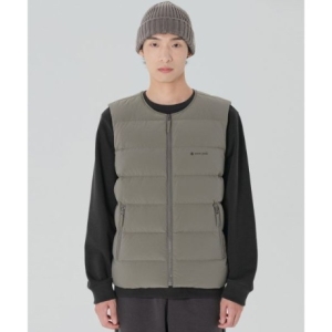 스노우피크 APPAREL S23WMTDV30 프로 라운드넥 경량 다운 베스트 Dark Khaki S23WMTDV30DK 291935 95_이미지