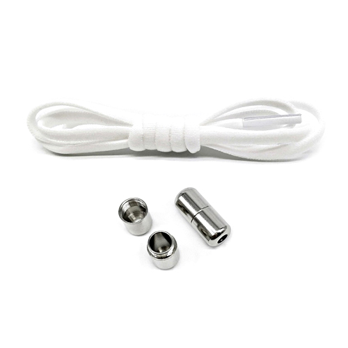 매듭없는 운동화끈 자석 신발끈 클립 캡슐 고무 줄W97222E