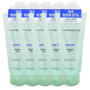브링그린 브링그린 알로에 97% 수딩젤 300ml (5개)_이미지