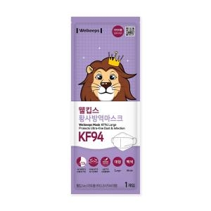 파인텍 웰킵스 황사방역 마스크 KF94 대형 (60매)_이미지