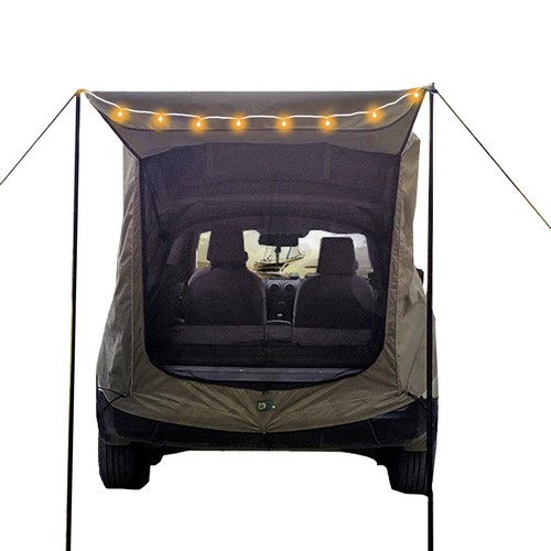 감성 카크닉 차박 트렁크텐트 폴대형 130x105x175 카키_이미지