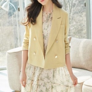 메르에 린넨코튼 크롭자켓 ML-AP02