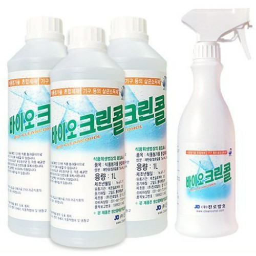 진로발효 바이오 크린콜 1L x 3개 + (바이오 크린콜 450ml) (1세트)_이미지