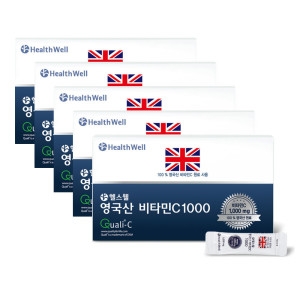 영국산비타민C 1000mg 500포 Quali-c 마크 파인분말 비타민씨