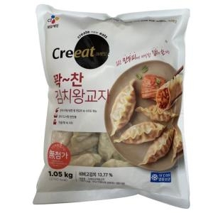 CJ제일제당 크레잇 전문점 김치 왕교자 1.05kg (1개)_이미지