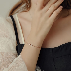 SWEET LOVE CANDY 패키지/팔찌/예쁨/데일리/ 날마다 피어나는 작은행복 / 팔찌++쇼핑백 HXRD-50828