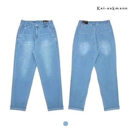 여 쿨맥스 크롭 테이퍼드데님FKPMDDT503P