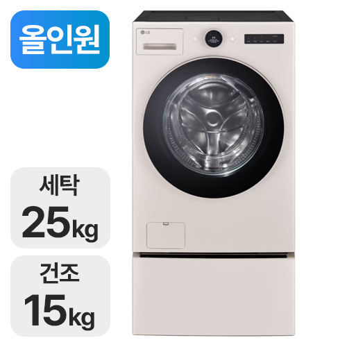 LG전자 트롬 오브제컬렉션 워시콤보 FH25EA (+키높이 수납함,FH25EAF)