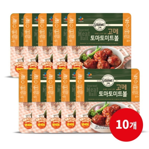 CJ제일제당 고메 토마토 미트볼 147g (10개)