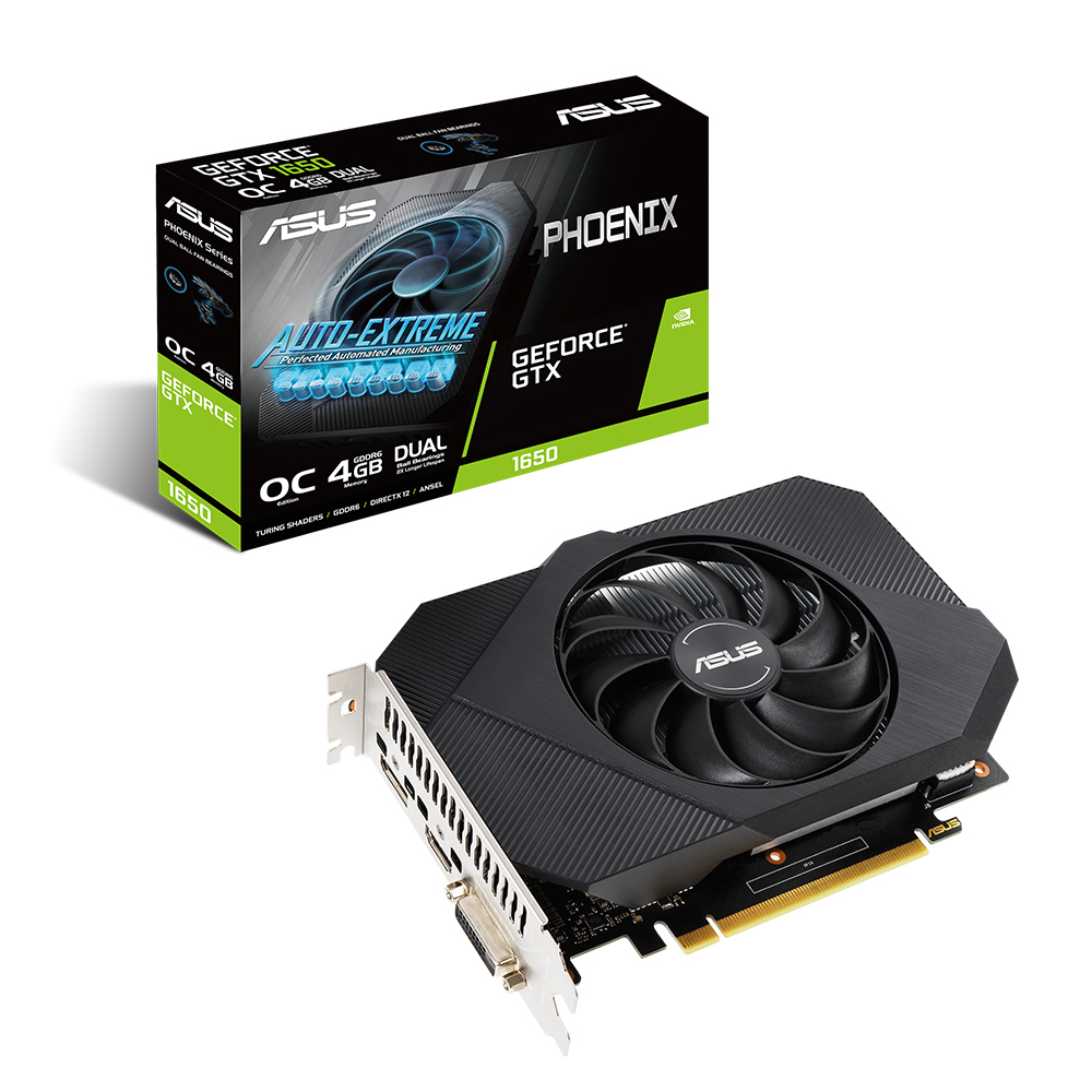 ASUS PH 지포스 GTX 1650 O4G D6 4GB