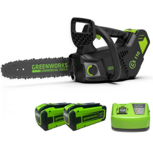 그린웍스 G-MAX 40V 탑핸들 체인톱 (8.0Ah, 배터리 2개)_이미지