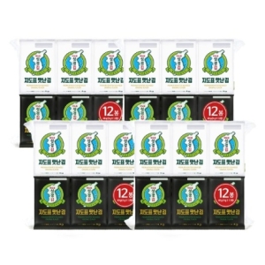 성경식품 지도표성경김 지도표 맛난김 재래김 4g (48개)