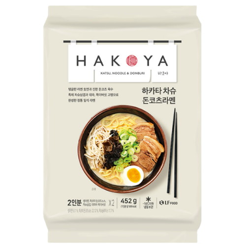엘에프푸드 하코야 하카타 차슈 돈코츠라멘 452g (1개)