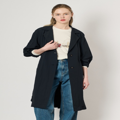  BCBG 벨티드 싱글 트랜치코트 B4M3N702