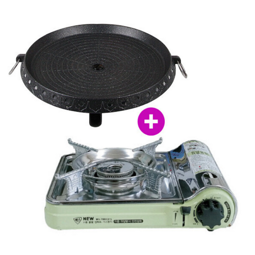 맥선 맥스 MS-7000DFS 컴팩트 가스렌지 (본품+원형불판)_이미지