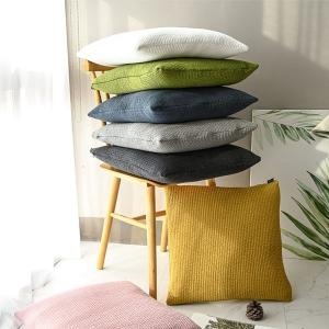 더스케치 퀼팅 피그먼트 바이오워싱 누빔 방석 쿠션_이미지