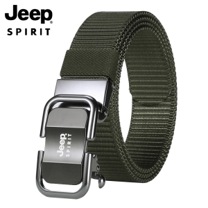 JEEP SPIRIT 캐주얼 웨빙 벨트 BT0407 카키_이미지