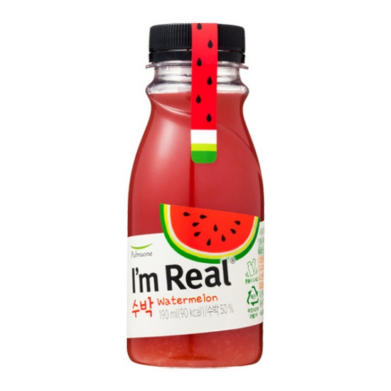 풀무원 아임리얼 수박 190ml (1개)