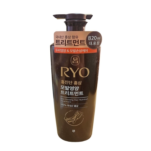 려 홍진단 홍삼 모발영양 트리트먼트 820ml (1개)_이미지