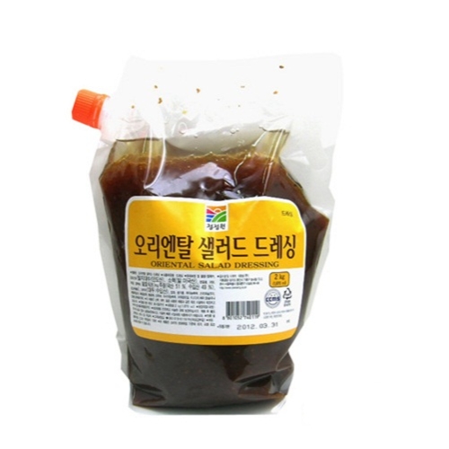 청정원 오리엔탈 샐러드 드레싱 2kg이미지입니다. 누르면 해당 게시물로 새창이동합니다.
