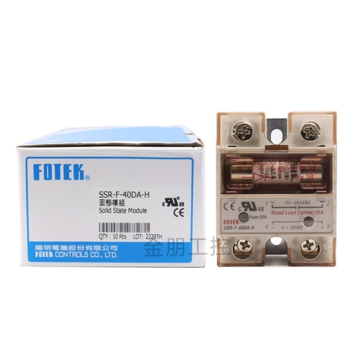 테이트 FOTEK 단상 솔리드 스 릴레이보험 포함 SSR-F-40DA-H 10DA 25DA