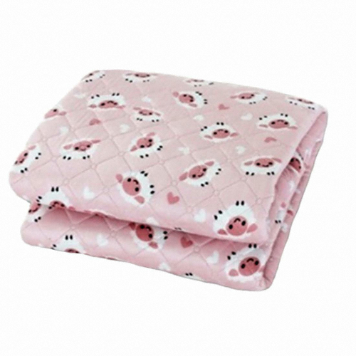 하트양 핑크 극세사 전기요 SA-10