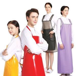 단면 코팅 방수 앞치마(소)[1개]