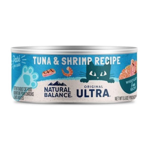 내추럴발란스 캣 오리지널 울트라 참치&새우 레시피 캔 156g (24개)