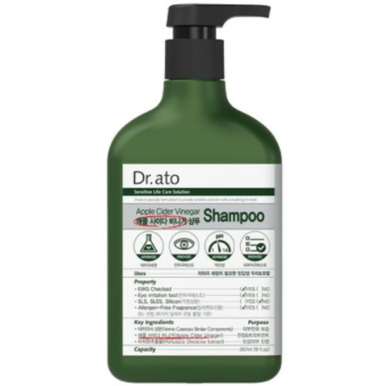 보령메디앙스 닥터아토 애플 사이다 비니거 샴푸 267ml (1개)