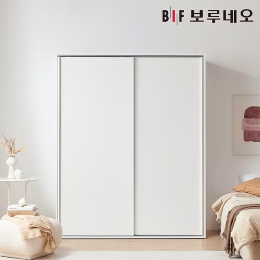 BIF보루네오 루시 행거형 E0등급 슬라이딩 옷장 1500이미지입니다. 누르면 해당 게시물로 새창이동합니다.