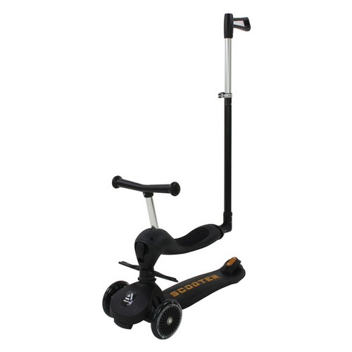 알파카 퍼스트 4in1 킥보드 (블랙)