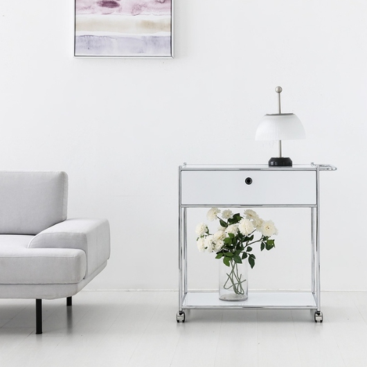 마켓비 심플리 이동식 서랍장 2단 1문 BC646_이미지