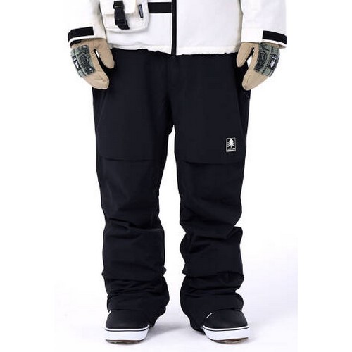 요비트 턱 포켓 스노우보드 팬츠 블랙_이미지