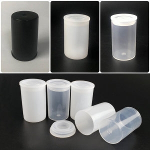 흰색 검은색 필림통 100개입 보관통 알콜권총 diy_이미지