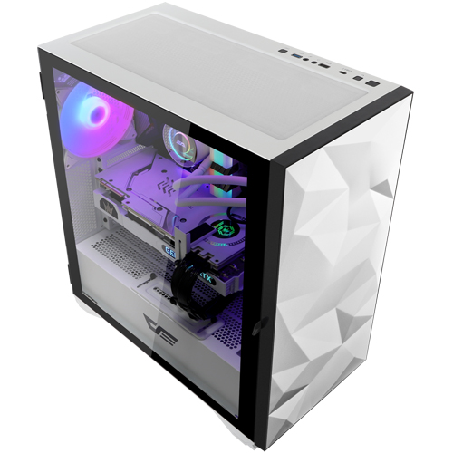 darkFlash DLX21 RGB 강화유리 (화이트)_이미지