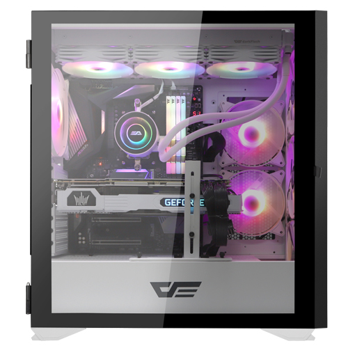 darkFlash DLX21 RGB 강화유리 (화이트)_이미지