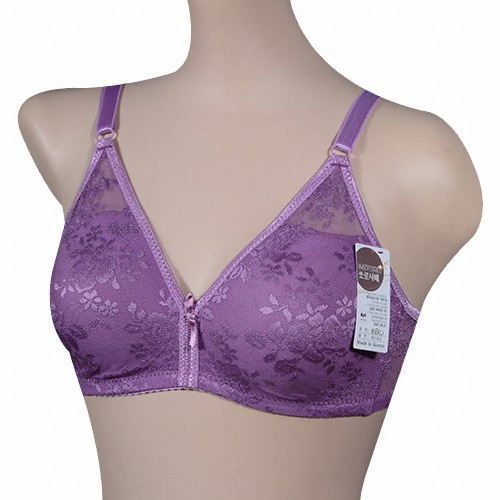 쏘로사떼 장미 망사덧댐 노와이어 브라 BR905_이미지