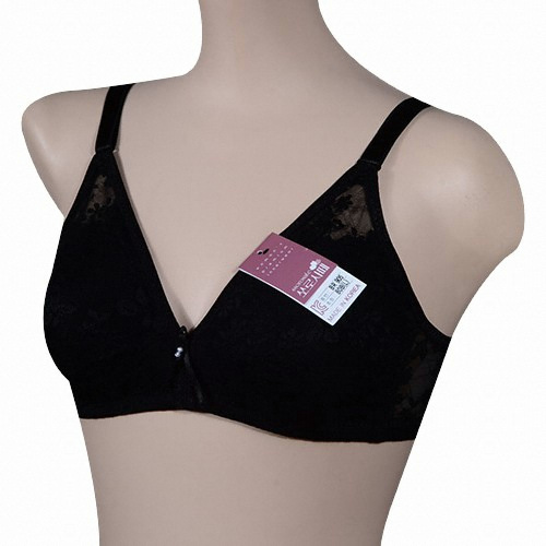 쏘로사떼 장미 망사덧댐 노와이어 브라 BR905_이미지