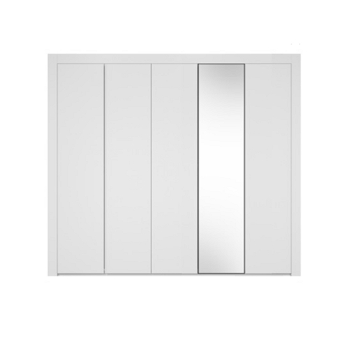 한샘 바이엘채널 거울 붙박이장 행거형 (290cm)_이미지